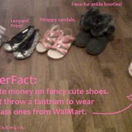 Friday Funny: Why didn’t she inherit my love of shoes?!