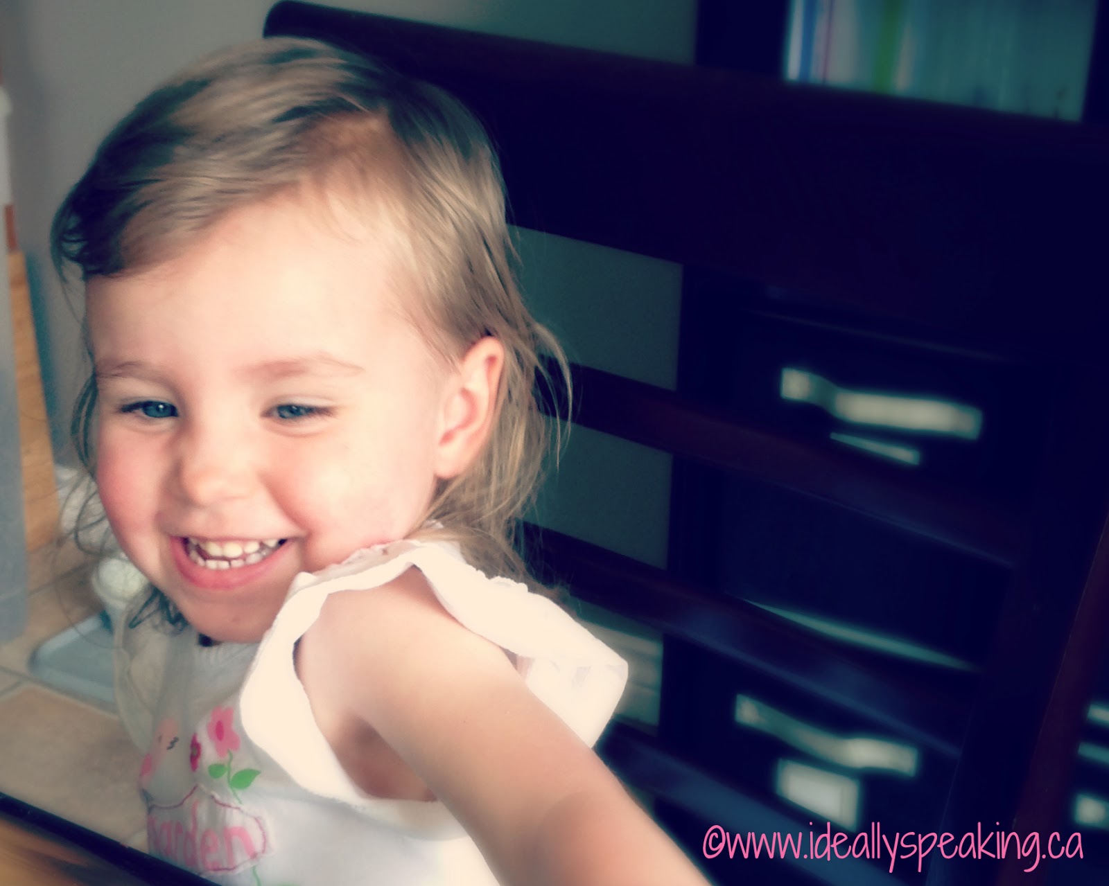 Toddler smiles are best thing ever.