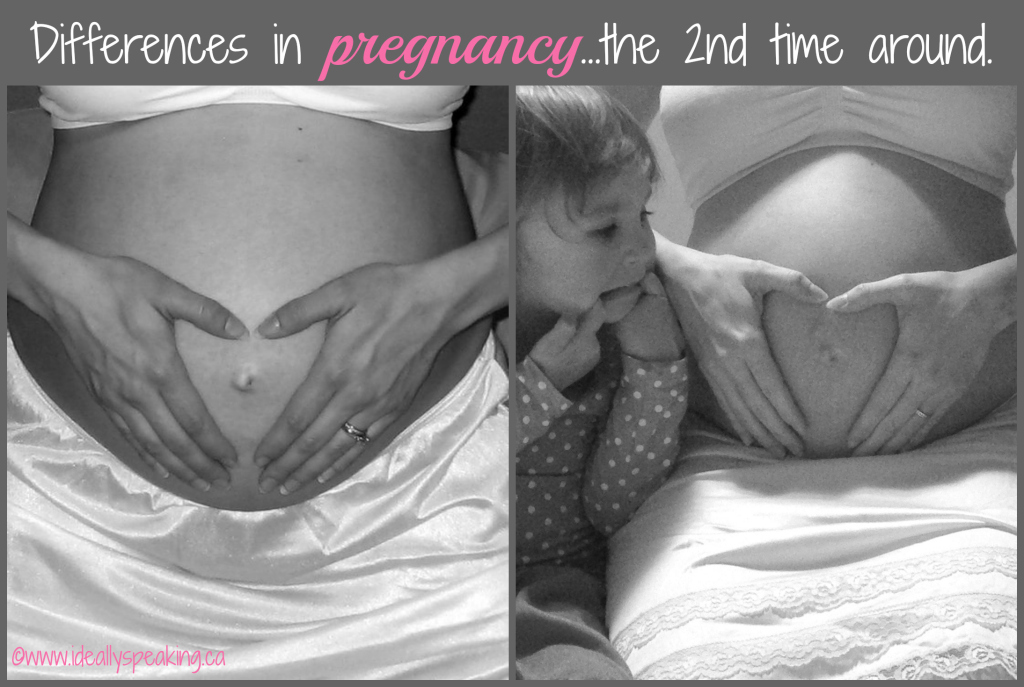 Differences in pregnancy the second time around.