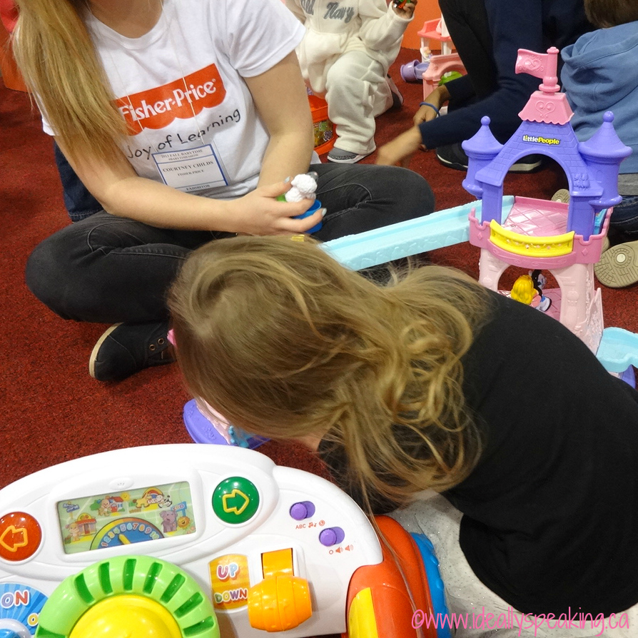 Amazingly fun Fisher-Price play station at the Toronto BabyTime Show