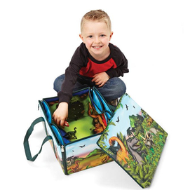 ZIPBIN® Dinosaur Collector Toy Box & Playset from Sears