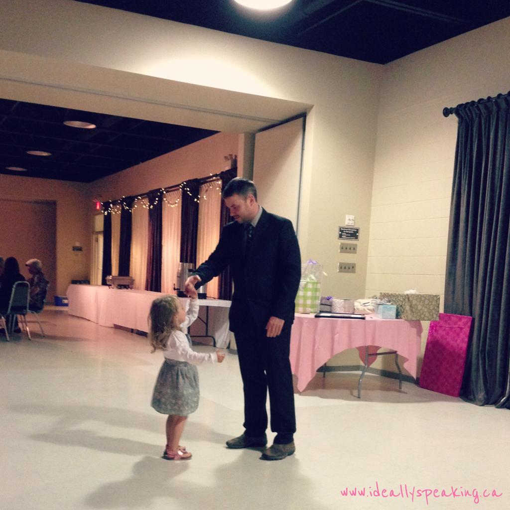 No better dance partner than Daddy.